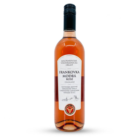 Frankovka Modrá rosé 2020, polosladké